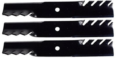 Solid Spare (3) Oregon Gator Mulching Blades For John Deere M127500, M127673, M145476
