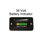 36V 36 Volt EZGO Club Car Yamaha Golf Cart Battery Indicator Meter Gauge