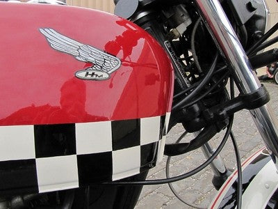 2" Checkered Motorcycle Graphics Decal Stripe Decal Strip 9 ft Ducati Triumph