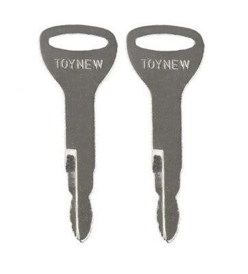 Solid Spare (2) Ignition Keys For Toyota Forklift ToyNew A62597, 57591-23330-71, 162597