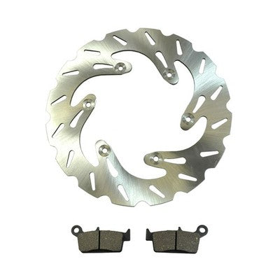 Solid Spare Rear Wave Disc Brake Rotor & Brake Pads 2002 for Yamaha WR250F & WR426F