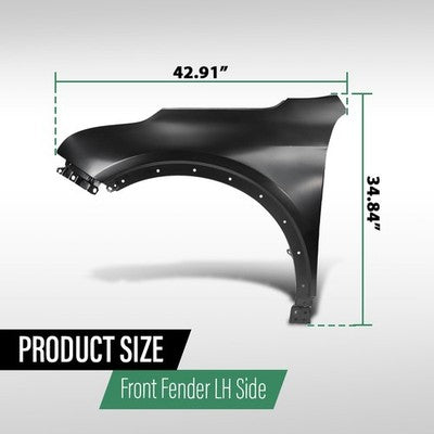 Solid Spare Fender Front Left Driver Side 84216122 GM1240412 Fit For 2019-2024 Cadillac XT4