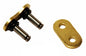Factory Spec brand O-Ring Chain Master Link Rivet Style - Gold - 520 Pitch ORing