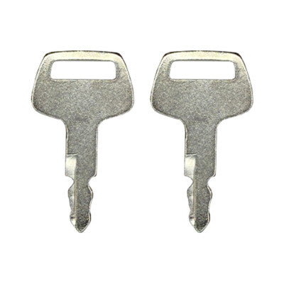 Solid Spare (2) Ignition Key For Hyundai Excavator Bobcat Nagano Sunward HD62 41307-00007