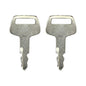 (2) Ignition Key For Hyundai Excavator Bobcat Nagano Sunward HD62 41307-00007