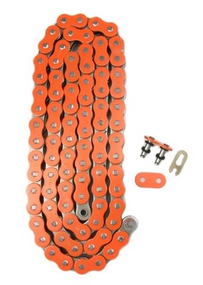 Solid Spare Orange 525x104 X-Ring Drive Chain ATV Motorcycle MX 525 Pitch 104 Links