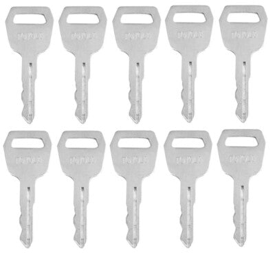 Solid Spare (10) Ignition Key For Toyota Forklift ToyOld Older Models 511416, 57421-22060-71
