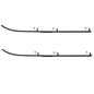 Solid Spare Bottom Line 4" Carbides Runners Skags for Polaris most 1986-1987 Snowmobiles