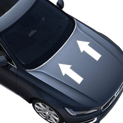 UNIVERSAL MIRROR CHROME HOOD TRIM LIP EDGE MOLDING - Chrome Package Accent