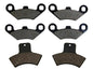 Front & Rear Brake Pads 1998-2002 fits Polaris Scrambler 400 2x4 & 4x4