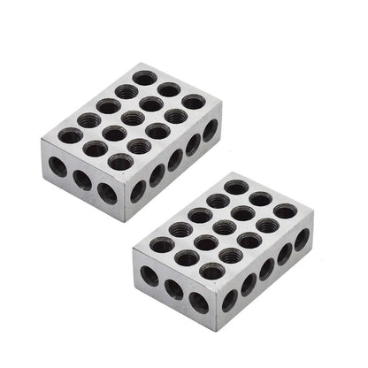 Solid Spare 1 Matched Pair 2-4-6 Blocks 23 Holes .0002" Machinist Precision 246 Jig