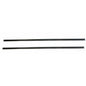 Solid Spare Pair of SPI Black Snow Slides Rail Wearstrips Hyfax for Polaris 56" Profile 22