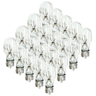 Solid Spare (20pk) 7 WATT 12v LOW VOLTAGE T5 WEDGE BULBS for Malibu Intermatic