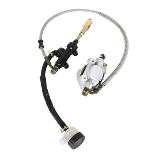 Solid Spare Rear Hydraulic Brake Assembly Caliper Master Cylinder For Go Kart Golf Cart ATV