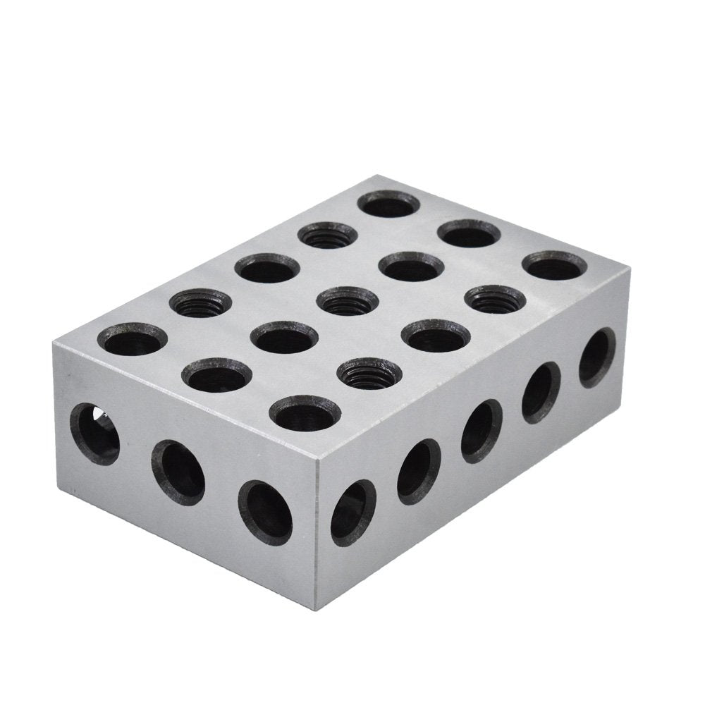 Solid Spare 1 Matched Pair 2-4-6 Blocks 23 Holes .0002" Machinist Precision 246 Jig