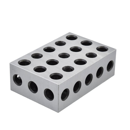 Solid Spare 1 Matched Pair 2-4-6 Blocks 23 Holes .0002" Machinist Precision 246 Jig