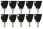 (10) Ignition Keys For JCB Volvo Mini Excavator, Loader - 3CX, 701, 45501, 14607