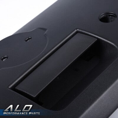 Solid Spare Tailgate Rear Handle W/ Bezel & Keyhole Textured Black Fit For 01-04 Frontier