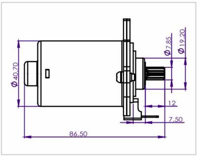 Solid Spare Premium New Starter For Honda Scooter SA50 Elite SR SA50P Elite S 31200-GW0-010