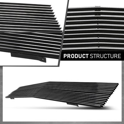 Solid Spare Fit For 81-87 Chevy GMC C/K Pickup Suburban Blazer Jimmy Billet Grille Insert