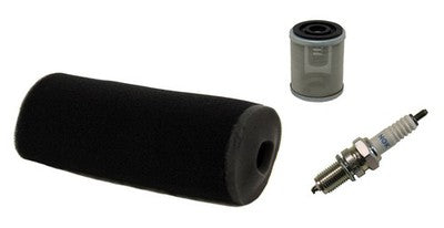 Solid Spare Air Filter, Oil Filter & NGK Spark Plug for Yamaha Warrior 350 fits 1987-2000