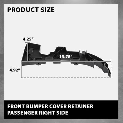 Solid Spare Front Bumper Retainer Face Bar Bracket Fit For 2018 2019 2020 Audi Q5 80A807278