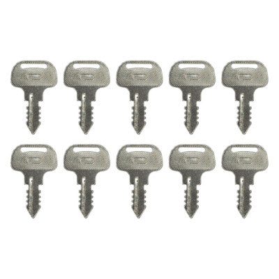 Solid Spare (10) Ignition Key For Kubota M Series Tractor Mower 393 18510-63720 18510-63620