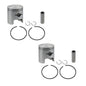 Solid Spare 2 SPI .020 Over Bore Piston Kits for Arctic Cat Many 1976-2000 340 F/C 60.5mm