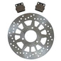 Solid Spare Rear Disc Brake Rotor Pads for Honda TRX300EX TRX300X Sportrax TRX250X Fourtrax