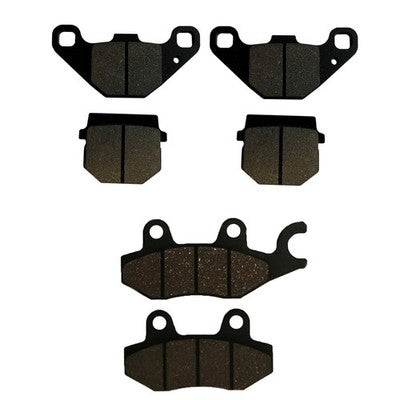 Front & Rear Semi-Metallic Brake Pads for Can-Am Rally 200 fits 2005 2006 2007