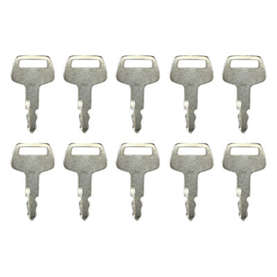 Solid Spare (10) Ignition Key For Hyundai Excavator Bobcat Nagano Sunward HD62 41307-00007