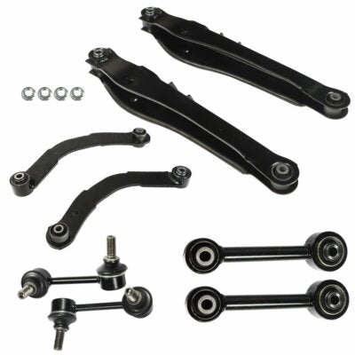Solid Spare Fit For Jeep Dodge Series Suspension Control Lateral Toe Arms Sway Bars Kit 8Pcs