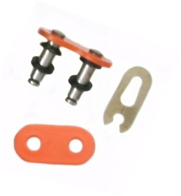 Solid Spare Factory Spec Brand X Ring Chain Master Link ORANGE 520 Pitch XRing