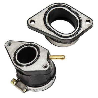 Solid Spare Both Carb Flanges 2 Carburetor Joints for Yamaha Raptor 660 2001-2005 YFM660R