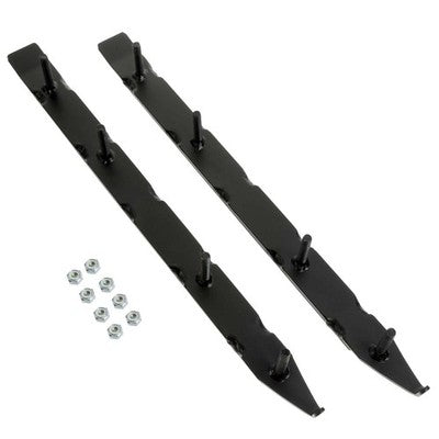 Solid Spare Bottom Line 4" DUAL Runner Carbides for Arctic Cat most 1996-2008 w/Plastic Skis