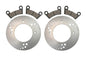 Solid Spare Front Brake Rotors Pads fits Polaris Ranger 800 RZR S EFI - 2009 2010 2011 2012