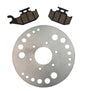 Solid Spare Rear Disc Brake Rotor & Semi-Metallic Pads for Yamaha Rhino 660 & Rhino 450