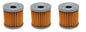 3 Pack Oil Filters fits Suzuki DR-Z400 DR-Z400S DR-Z400SM & for Kawasaki KLX400R