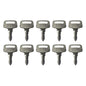 (10) Ignition Key For Kubota Lawn Mower Tractor & Heavy Equipment 55150 430-158