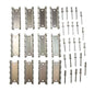 Solid Spare SPI Universal Running Board Grip Strips for Snowmobile - 12 Pack - Foot Traction