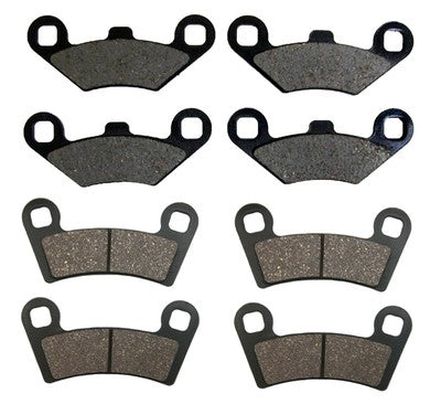 Solid Spare Front & Rear Brake Pads fits Polaris Razor RZR 800 RZR 800 S & RZR 570