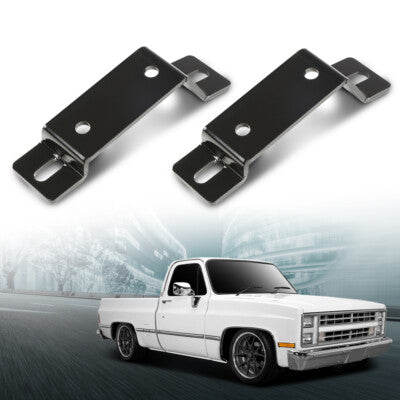 Solid Spare Fit For 1973-1987 Chevrolet C10 GMC Truck Front Swaybar Brackets Lowered