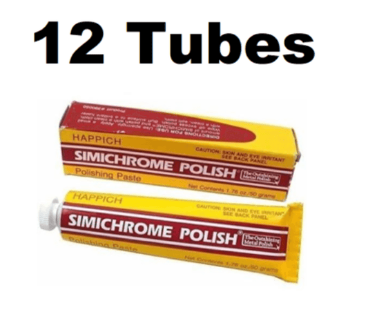 Solid Spare Simichrome TUBE-50G Outshining Metal Polish 1.76 oz Prevents Tarnishing 12 PACK