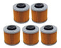 Solid Spare 5 Pack of Oil Filters for Yamaha Grizzly 600 4x4 YFM600FW & Raptor 700 YFM700R