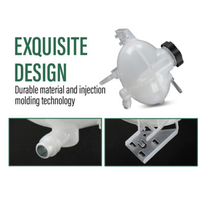 Solid Spare Coolant Reservoir Radiator Expansion Tank Fit For 17-22 Jeep Compass CH3014170