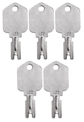 Solid Spare 5 Forklift Ignition Keys For Gradall Gehl Hyster Komatsu Yale JLG Daewoo Hitachi