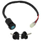 Solid Spare Ignition Switch with Keys for Honda TRX450R TRX450ER Replaces OEM# 35100-HP1-003