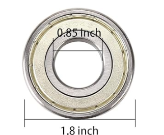 Solid Spare Fit For Yamaha G2 G8 G9 G11 G14 G16 G19 G20 G29 93306-204X0 Bearing Sea 6204 US