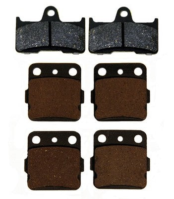 Front & Rear Semi-Metallic Brake Pads for Yamaha Grizzly 660 4x4 fits 2002-2008