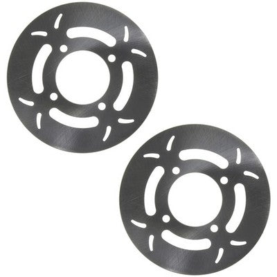 Solid Spare 2 Front Disc Brake Rotors for Polaris Trail Blazer 250 & Trail Boss 330 2005-09